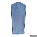 FEDORA coat baby panel - melange light blue