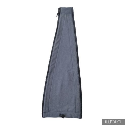 FEDORA kabáthoz kismama bővítőpanel - melange szürke