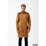 Elegant men's coat - Ferdinand - caramell 2XL