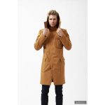 Elegant men's coat - Ferdinand - caramell 2XL