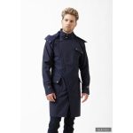 Elegant men's coat - Ferdinand - navy blue