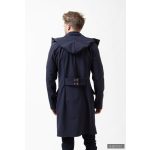 Elegant men's coat - Ferdinand - navy blue