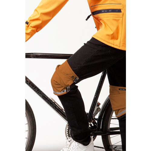 Térdmelegítő férfi FIOLLA BIKE - karamell