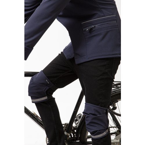 Knee warmer men FIOLLA BIKE - navy blue