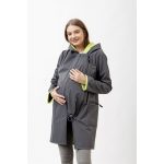 Maternity panel - gray/applegrren