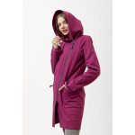 FIODA 2.0 women softshell coat with Large Hood - cyclamen XS