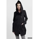 FIODA 2.0 women softshell coat with Large Hood - black L