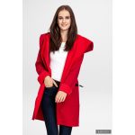 FIODA 2.0 women softshell coat with Large Hood - cherry red S