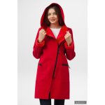FIODA 2.0 women softshell coat with Large Hood - cherry red 5XL