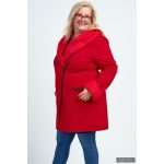 FIODA 2.0 women softshell coat with Large Hood - cherry red S