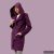 Big hoodie Fioda no2 - eggplant purple
