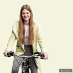 Long Fioda bike - light yellow - FAULT MATERIAL