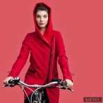 Hosszú Fioda bike - meggypiros XS