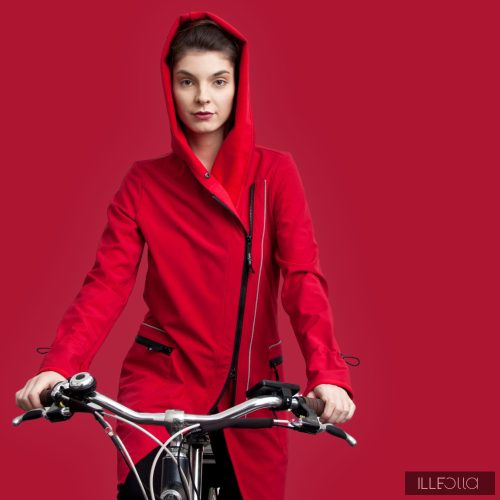 Long Fioda bike - cherry red S