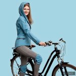 Rövid Fiodella bike - halványkék