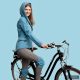 Short Fiodella bike - light blue M