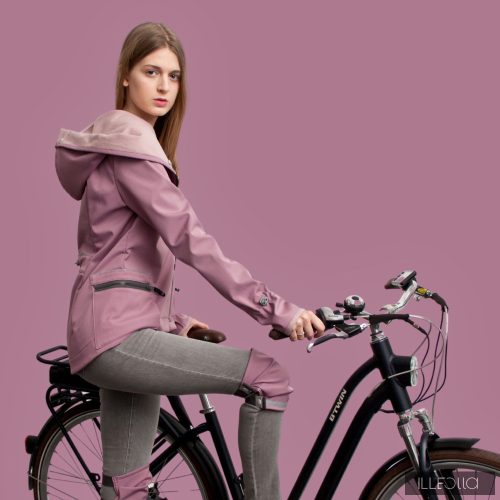 Short Fiodella bike - mauve pink