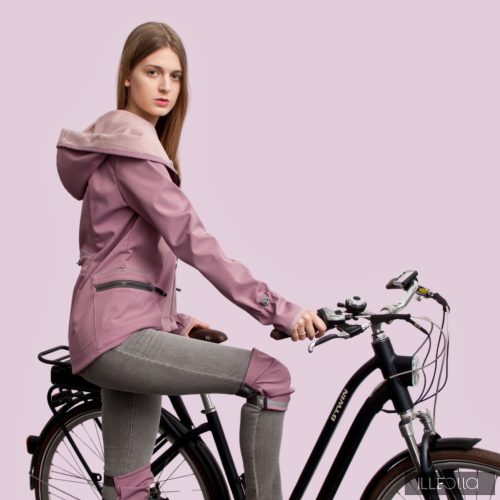 Rövid Fiodella bike - mályvarózsaszín