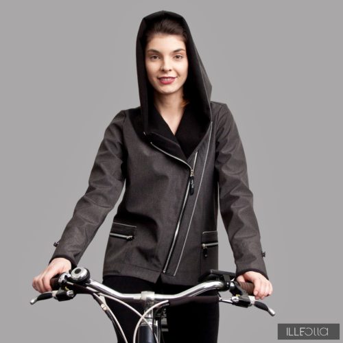 Rövid Fiodella bike - melangeszürke