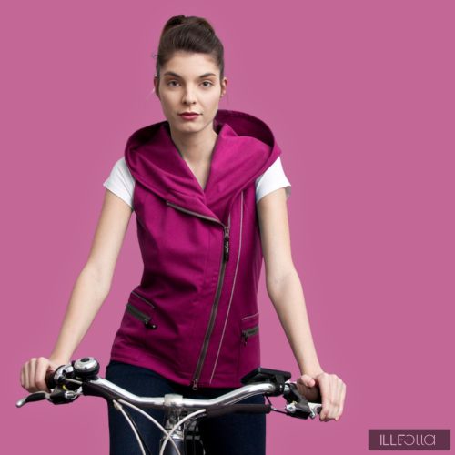 Sporty Fiodi bike vest - cyclamen