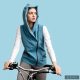 Sportos Fiodi Bike mellény - halványkék