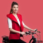Sporty Fiodi bike vest - cherry red XS