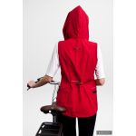 Sporty Fiodi bike vest - cherry red XS