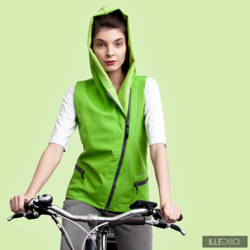 Sporty Fiodi bike vest - neon green