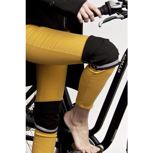 Knee warmer women FIOLLA BIKE - black 