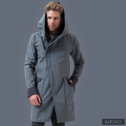 Big hoodie Fodor - melangegray gray