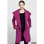 Elegant FORTUNA trench coat  - cyclamen