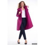 Elegáns Fortuna trench coat - ciklámen
