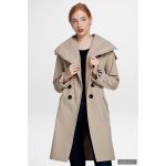 Elegáns Fortuna trench coat - drapp - XL