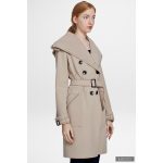 Elegáns Fortuna trench coat - drapp - XL