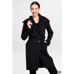 Elegant Fortuna trench coat - black