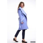 Elegáns Fortuna trench coat - lavender blue