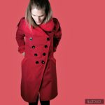 Elegáns Fortuna trench coat - meggypiros