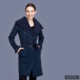 Elegant Fortuna trench coat - navy blue Elegant Fortuna trench coat - navy blue
