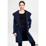 Elegant Fortuna trench coat - navy blue - S