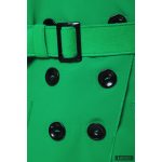 Elegant Fortuna trench coat - green