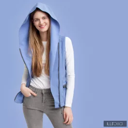 Practical Franci vest - leander blue