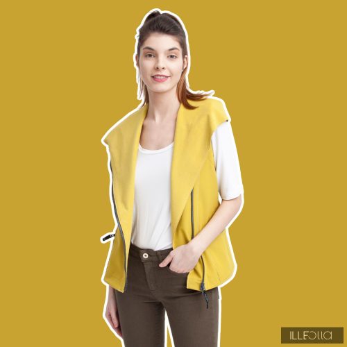 Practical Franci vest - mustard yellow