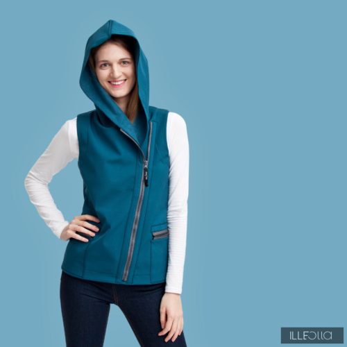 Practical Franci vest - dark petrol