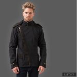 Stylish casual FREDERIK men's jacket - black S