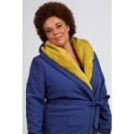 GERTRUD 2.0. winter coat - midnightblue/mustard yellow