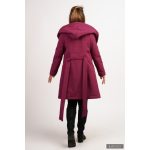 Gertúd 2.0 winter coat - melange fuchsia/graphite grey