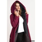 Gertúd 2.0 winter coat - melange fuchsia/graphite grey