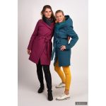Gertúd 2.0 winter coat - melange teal / turquoise