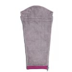 Gertrud wintercoat baby panel - cyclamen/gray