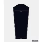 Gertrud wintercoat baby panel - black/gray